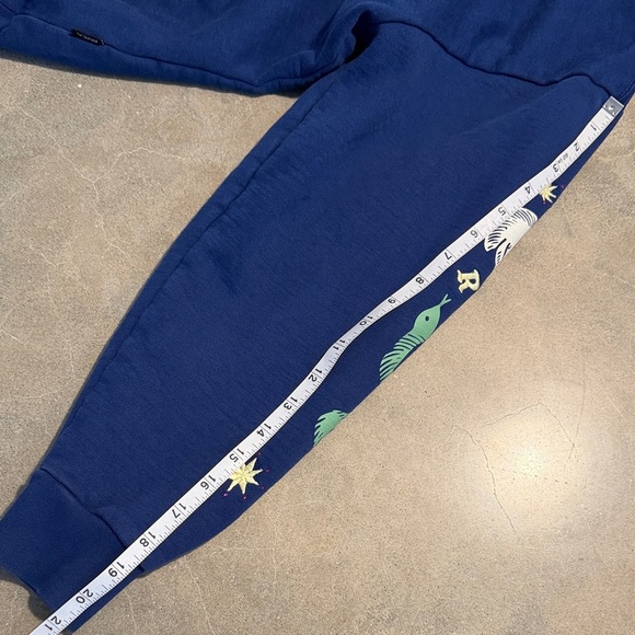 RVCA Tempted Graphic Hoodie in Moody Blue - Picture 6 of 12